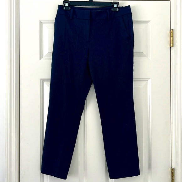Ann Taylor Modern Navy Dress Pant Sz 6P - Picture 1 of 4